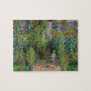 Monet Garden Vetheuil Impressionim Malerei Puzzle