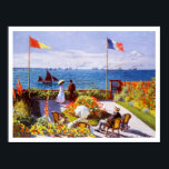 Monet: Garten bei Sainte-Adresse Poster<br><div class="desc">Monet: Garden at Sainte-Adresse Dies ist eine digital bemalte Reproduktion von Claude Monets Ölgemälde "Garden at Sainte-Adresse,  made in 1867. Hinweis: Wir empfehlen das halbglänzende Papier oder besser für einen hochwertigen Plakatdruck,  der über Jahre dauern wird.</div>
