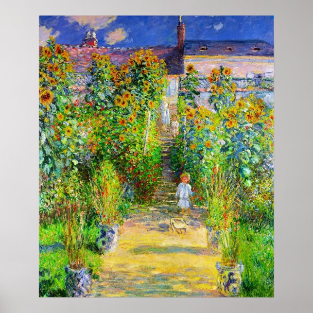 Monet-Garten Poster (Vorne)