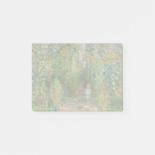 Monet Garten Vetheuil Impressionismus Blumenmalere Post-it Klebezettel