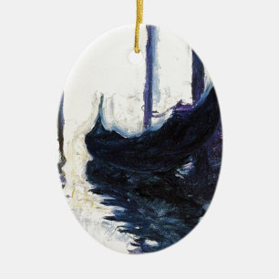 Monet Gondel in Venedig Keramikornament