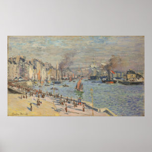 Monet - Hafen von Le Havre Poster