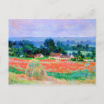 Monet - Haystack auf Giverny, schöne Kunst  Postkarte<br><div class="desc">Haystack at Giverny,  berühmtes Kunstbild des französischen Impressionisten Claude Monet</div>