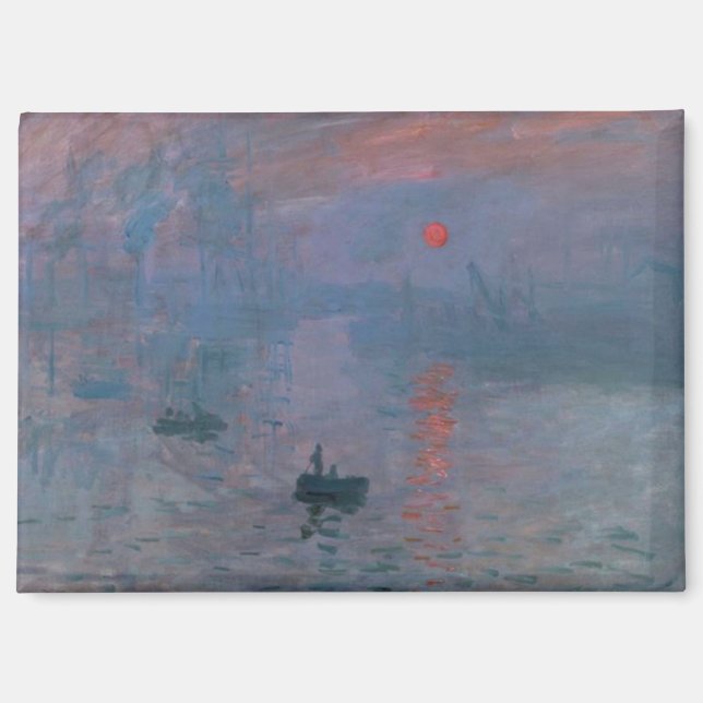 Monet, Impression at Sunrise Magnet (Vorderseite)