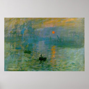 Monet "Impression, Sunrise" Kunstdruckerei Poster