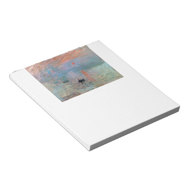 Monet , “ Impression, Sunrise ” Notizblock (angewinkelt)