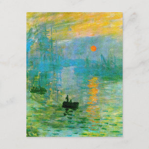 Monet Impressionismus-Sonnenaufgang-Einladungen Einladung