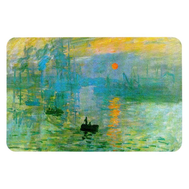 Monet Impressionismus Sunrise Magnet (Horizontal)