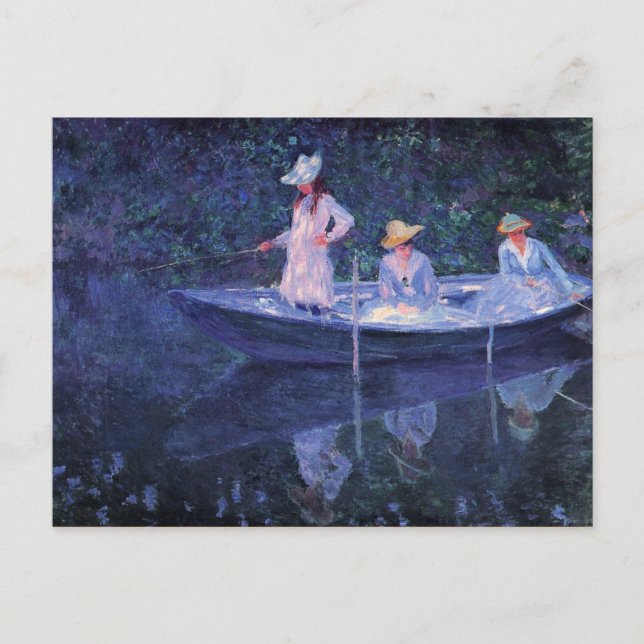 Monet - In der Norvegienne Postkarte (Vorderseite)