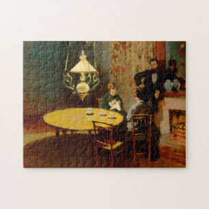Monet Interior nach dem Abendessen Puzzle