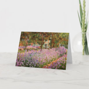 Monet - Ire im Monet-Garten Karte