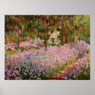 Monet - Ire im Monet-Garten Poster