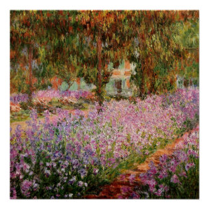 Monet - Ire im Monet-Garten Poster