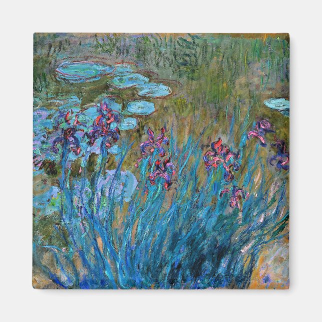 Monet - Ire und Water-Lilies Magnet (Vorne)