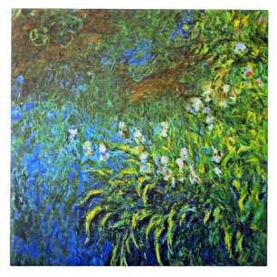 Monet - Iris am See Rose Pond Fliese