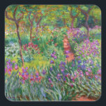 Monet Iris Garden at Giverny Stickers<br><div class="desc">Monet Iris Garden bei Giverny Aufklebern. Ölmalerei auf Leinwand 1899. Der Iris Garden von Giverny ist eines der farbenprächtigsten und beliebtesten Gemälde der Blume von Monet. Die lebendige Verwendung von Purpur, Rot, Grüntöne und Blues macht dieses Stück zu einem der dynamischsten impressionistischen Stücke aus dieser reichen Zeit in Monets Karriere....</div>