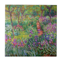 Monet Iris Garden - Giverny Tile
