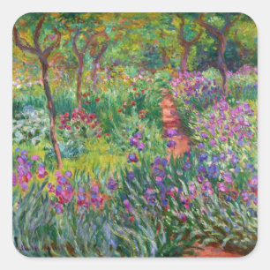 Monet Iris-Garten in Giverny Aufkleber