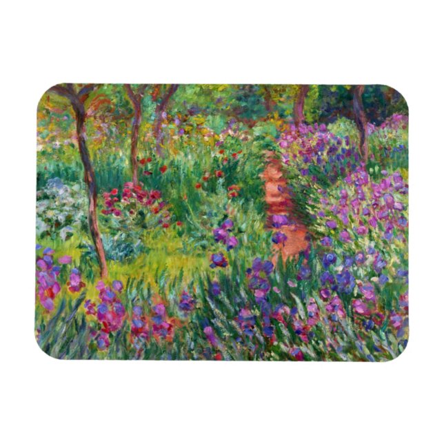 Monet-Irisgarten in Giverny Magnet (Horizontal)