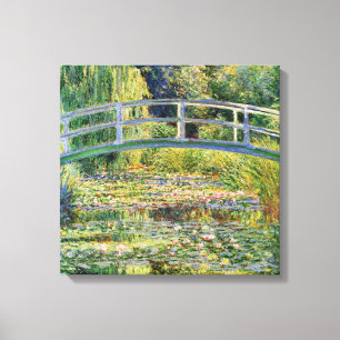 Monet Japanische Brücke mit Water Lilies Leinwanddruck