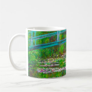 Monet japanische Brücke und Water Lilies Kaffeetasse