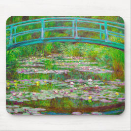 Monet japanische Brücke und Water Lilies Mousepad