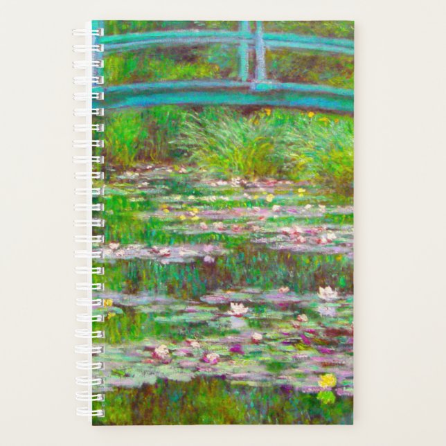 Monet japanische Brücke und Water Lilies Planer (Vorderseite)