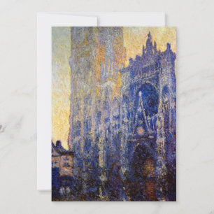 Monet - Kathedrale von Rouen, Morgen Effekt Karte