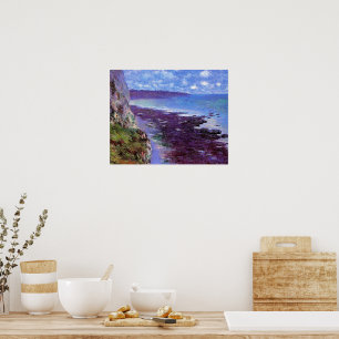 Monet - Klippe bei Dieppe, Poster