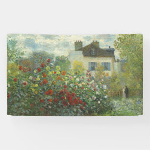 Monet Künstlergarten in Argenteuil Malerei Banner
