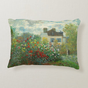 Monet Künstlergarten in Argenteuil Malerei Dekokissen