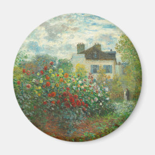 Monet Künstlergarten in Argenteuil Malerei Magnet