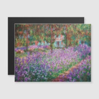 Monet - Künstlergarten in Giverny Magnetkarte