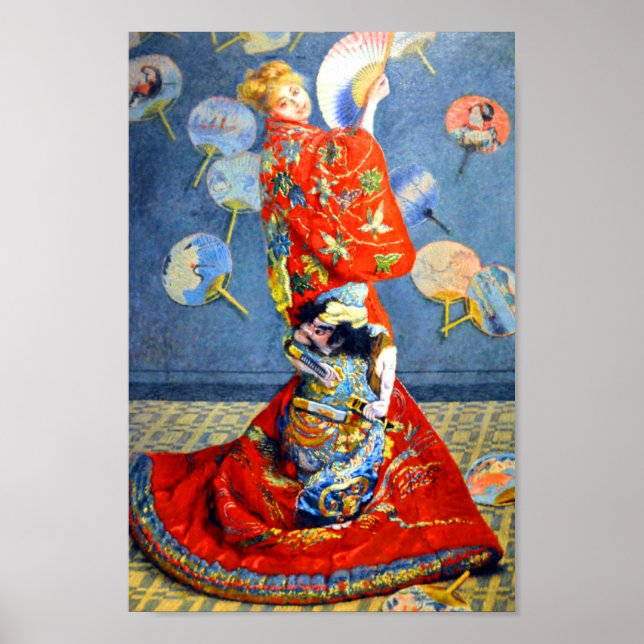 Monet La Japonaise Poster (Vorne)