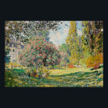 Monet - Landschaft, Parc Monceau, Poster<br><div class="desc">Claude Monets berühmtes Gemälde,  Landschaft,  Der Parc Monceau.</div>