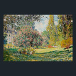Monet - Landschaft, Parc Monceau, Poster<br><div class="desc">Claude Monets berühmtes Gemälde,  Landschaft,  Der Parc Monceau.</div>