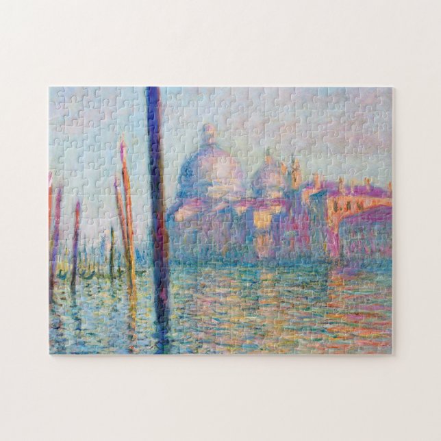 Monet Le Grand Canal Impressionist People am härte Puzzle (Horizontal)