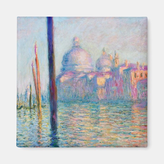 Monet Le Grand Canal Impressionist People berühmt Magnet (Vorne)