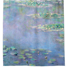 Monet Les Nympheas Wasser-Lilien-schöne Kunst Duschvorhang