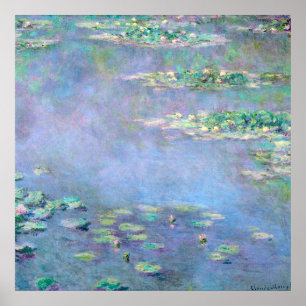 Monet Les Nympheas Water Lilies Poster