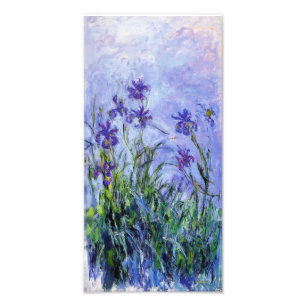 Monet lila Iris-Druck Fotodruck