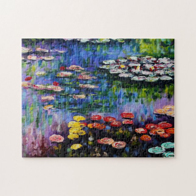 Monet Lila Water Lilies Puzzle (Horizontal)