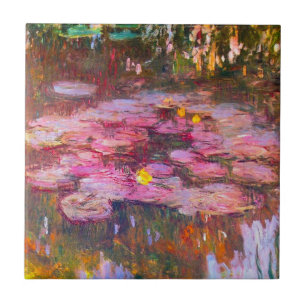 Monet Lila Water Lilies Tile Fliese