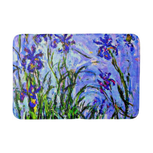 Monet - Lilac Irises Badematte