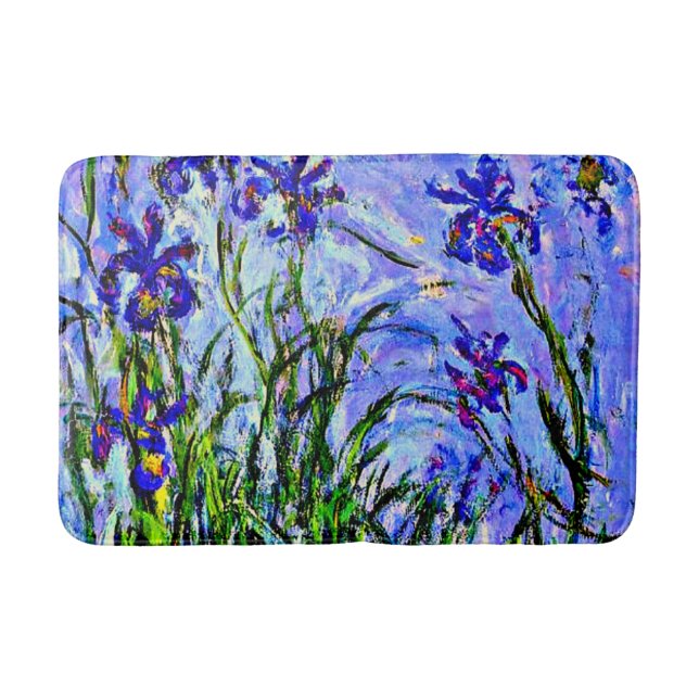 Monet - Lilac Irises Badematte (Vorderseite)