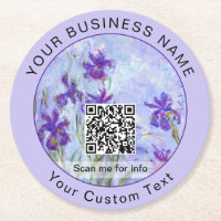 Monet - Lilac Irises / Iris Mauves - QR-Code