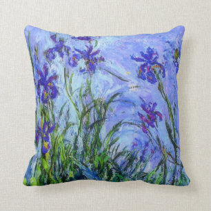 Monet - Lilac Irises Kissen