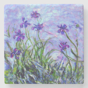 Monet Lilac Irises Steinuntersetzer