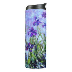 Monet Lilac Irises Thermosbecher