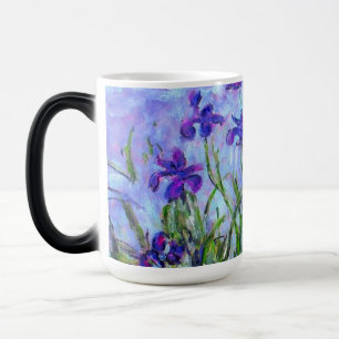 Monet Lilac Irises Verwandlungstasse